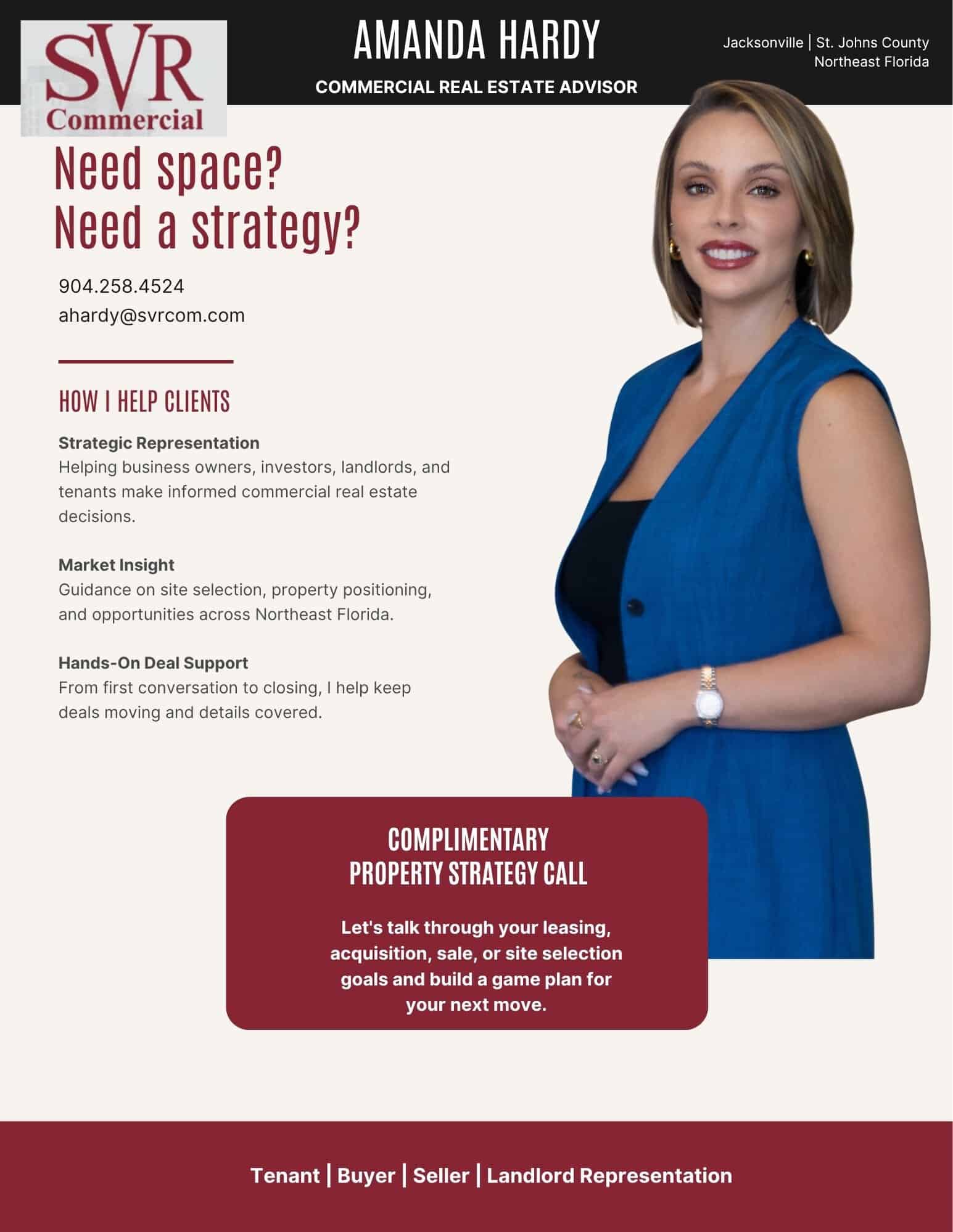 AMANDA HARDY – COMMERCIAL REAL ESTATE ADVISOR